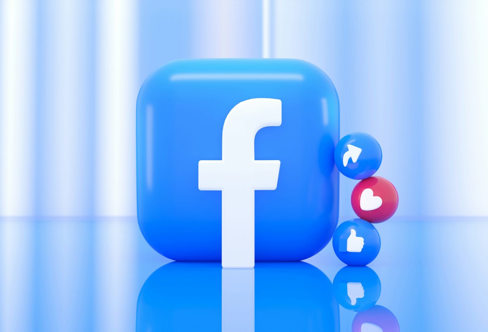 Facebook 3D icon