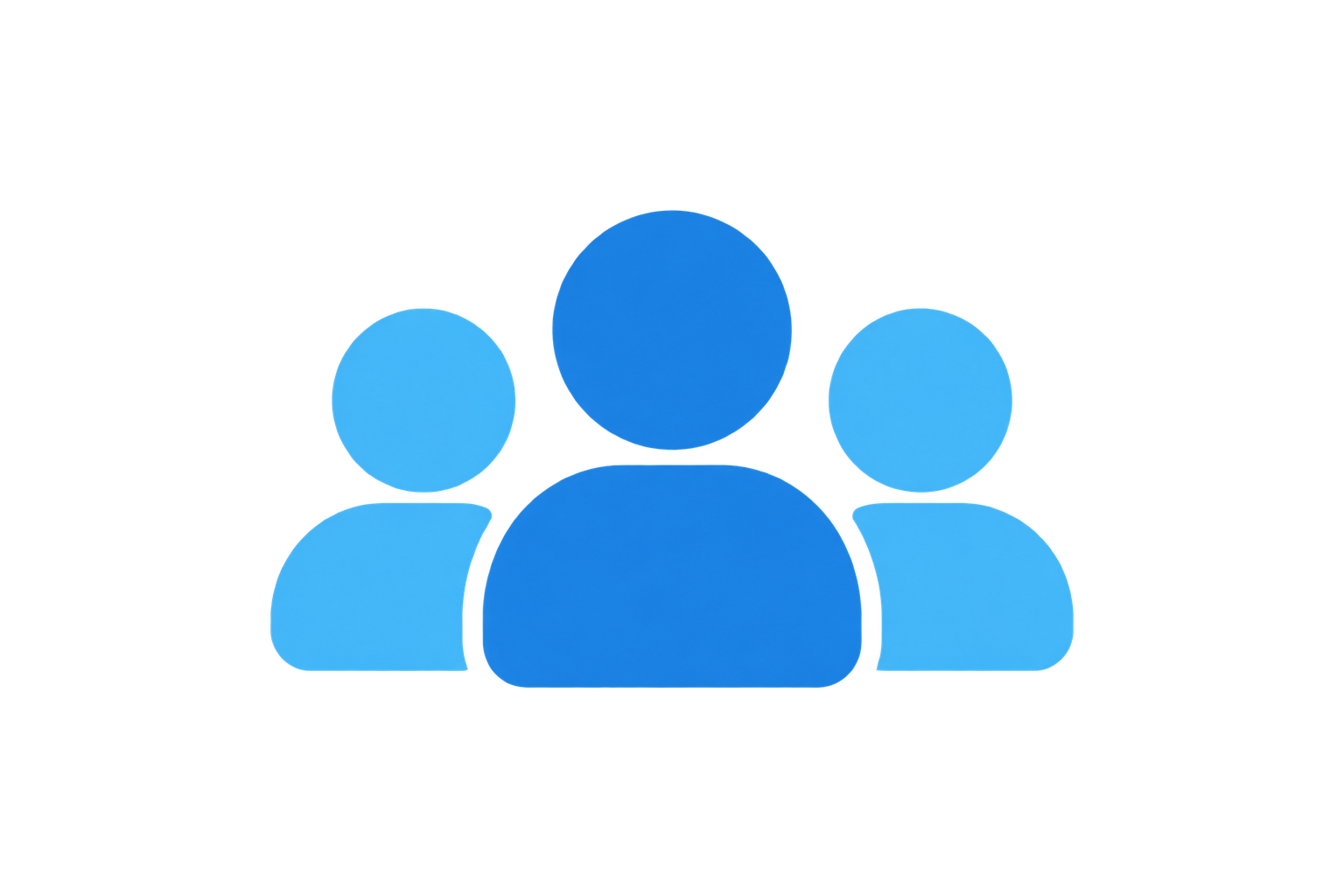 Team call-transfer icon representing routed calls between staff members.