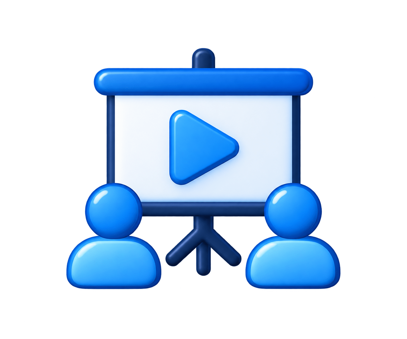 Live GoHighLevel Bootcamp presentation with two training participants.