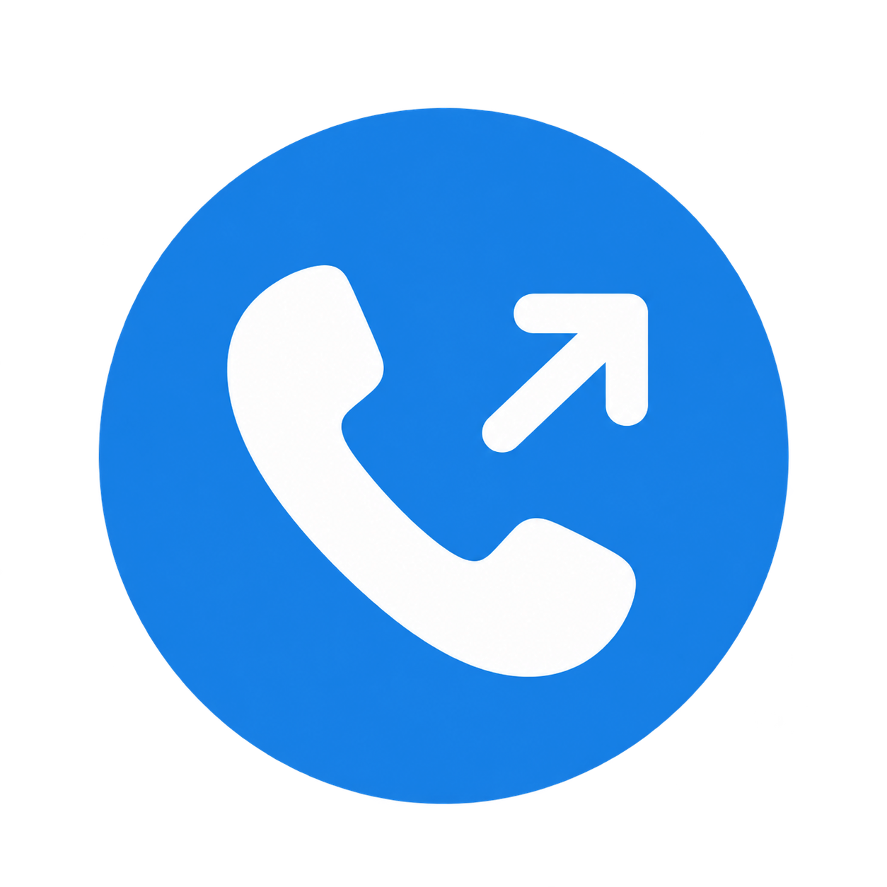 Phone icon representing outbound calls in GoHighLevel.